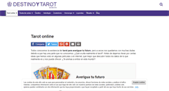 Desktop Screenshot of destinoytarot.com